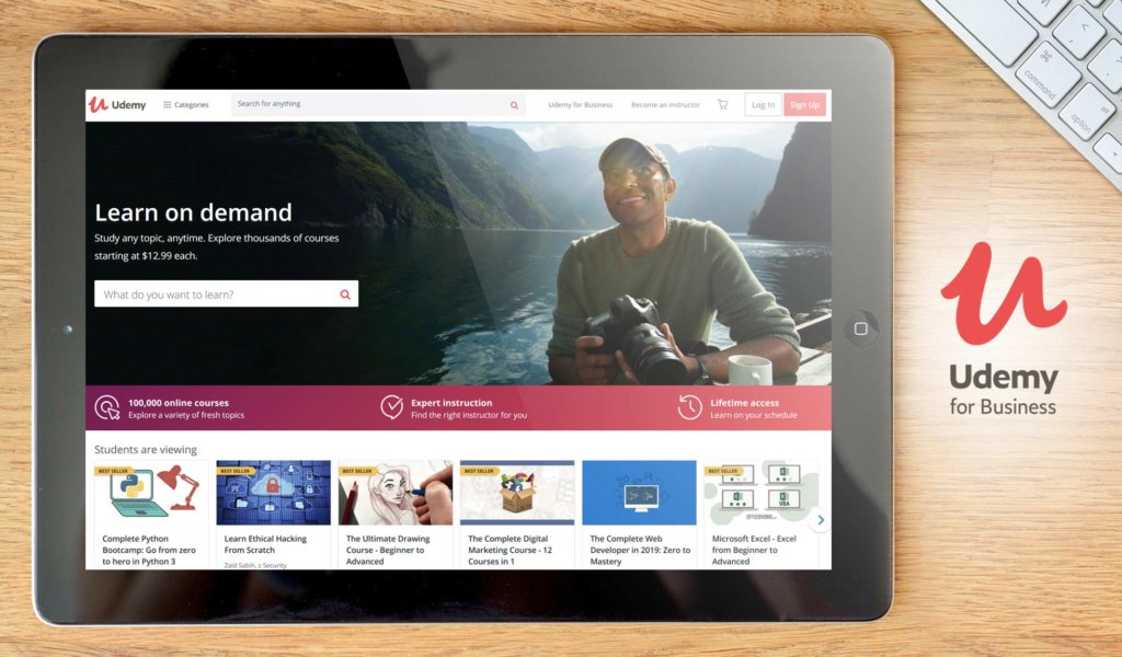udemy dashboard example