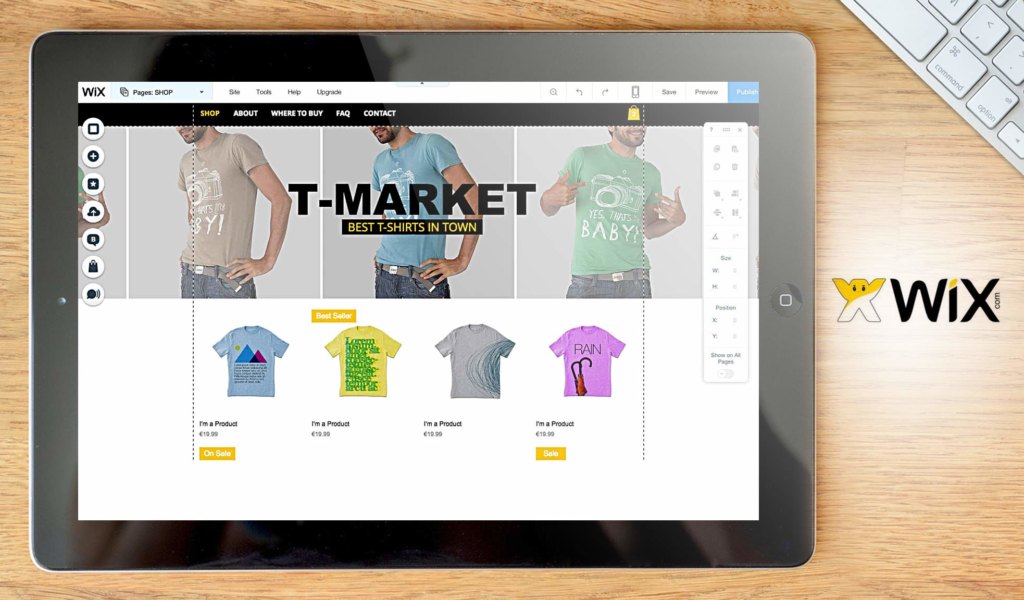 wix dashboard