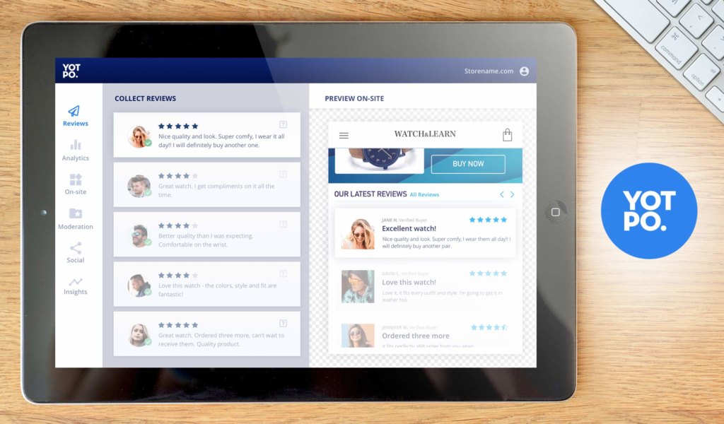 yotpo dashboard example