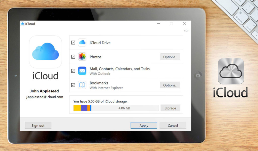 icloud dashboard example