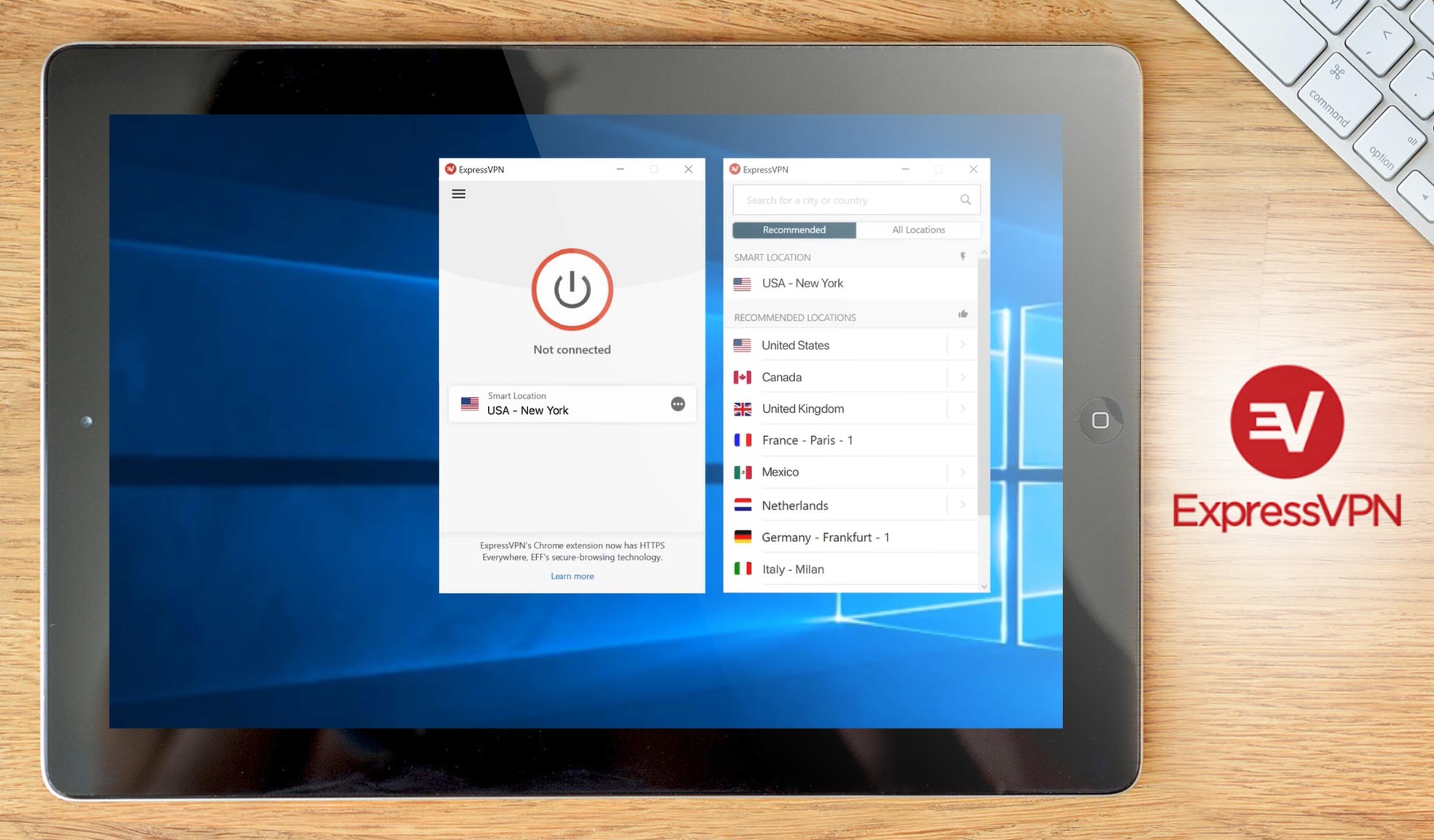 express vpn dashboard