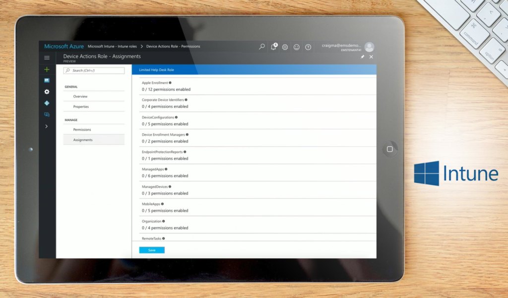 Intune dashboard