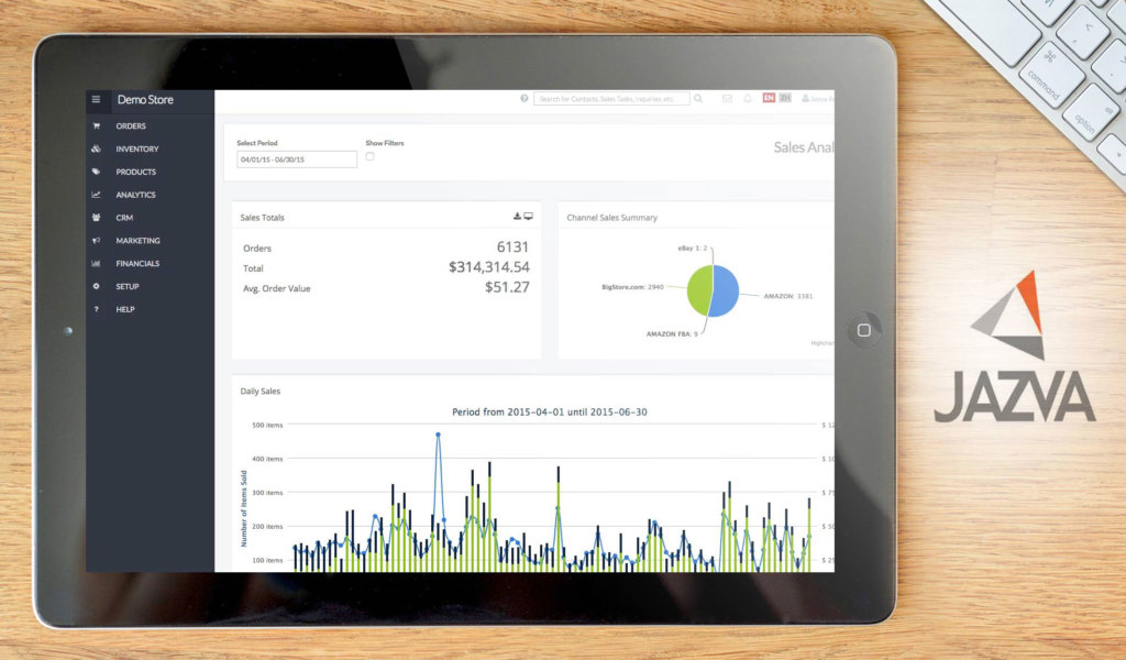 jazva dashboard example