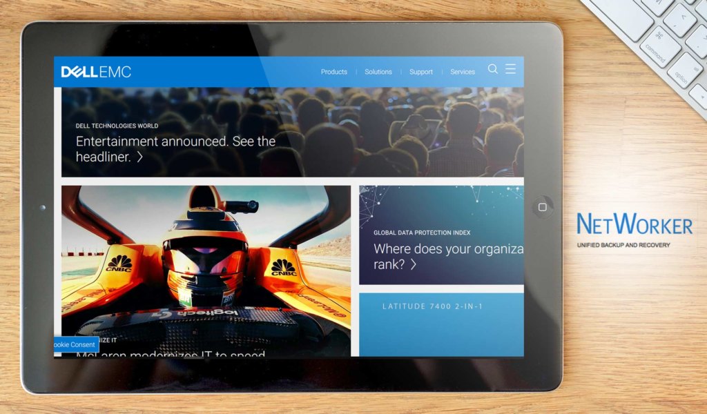 NetWorker dashboard example