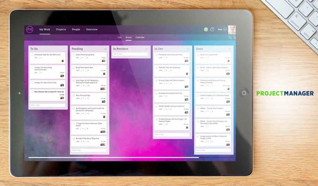Project Manager dashboard