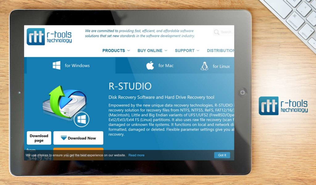 R-Studio dashboard example