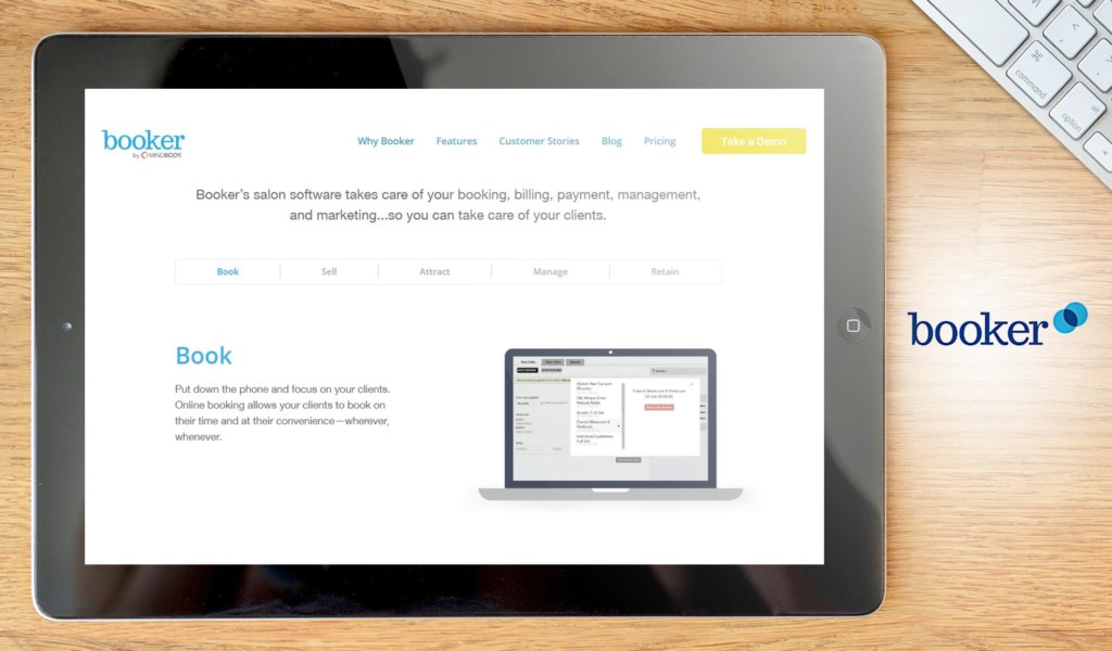 Booker dashboard example