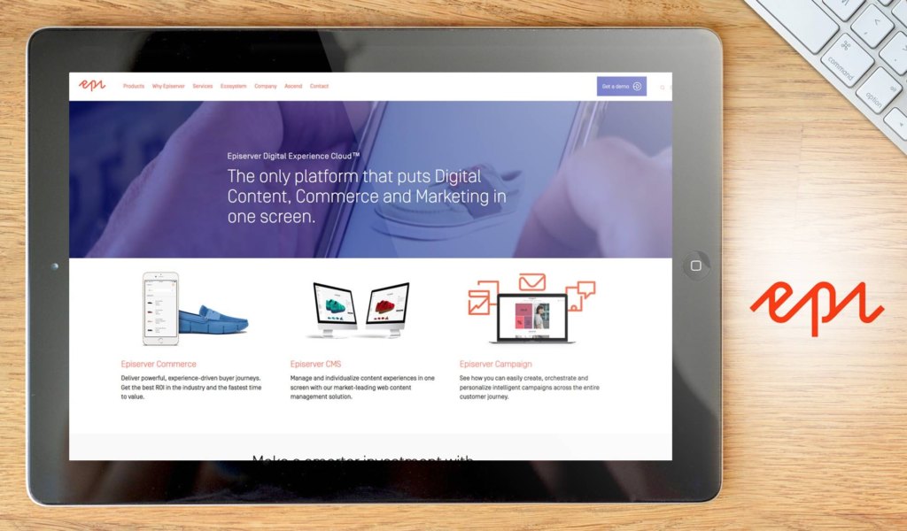 Episerver Digital Commerce dashboard example