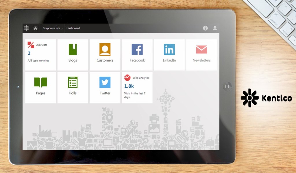 Kentico dashboard