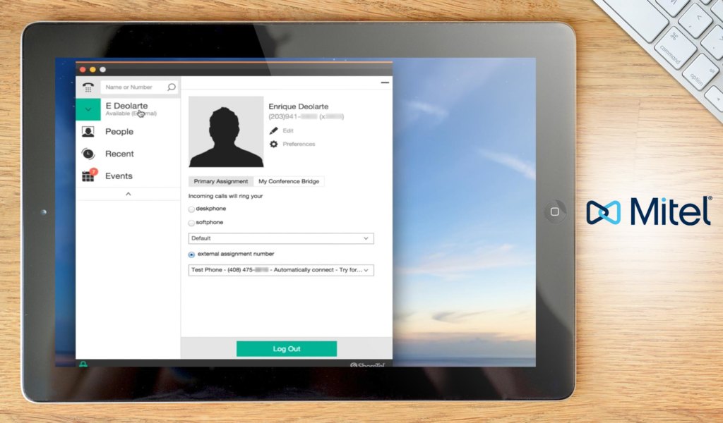 Mitel Sky dashboard example