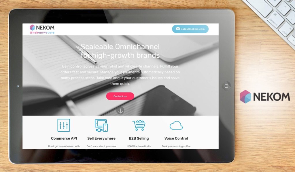 Nekom dashboard example
