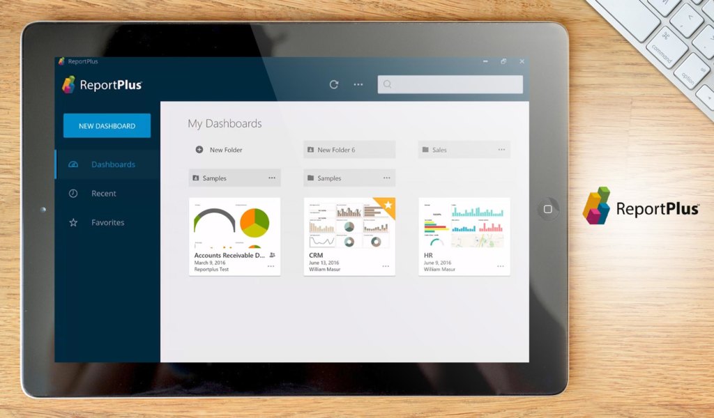 ReportPlus dashboard