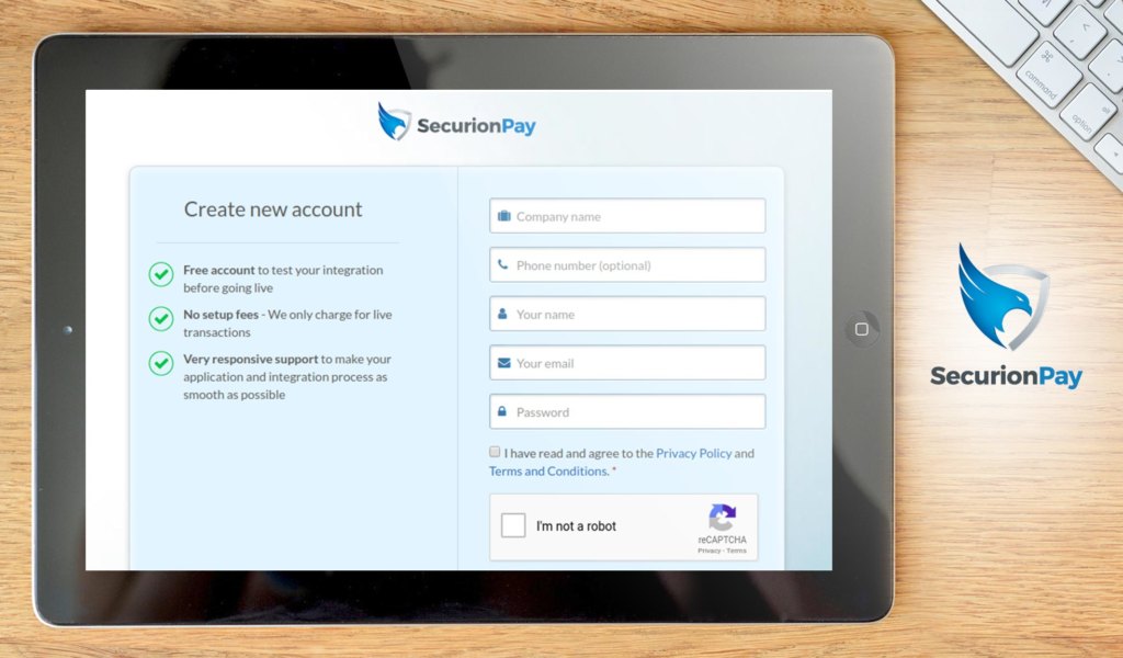 SecurionPay dashboard