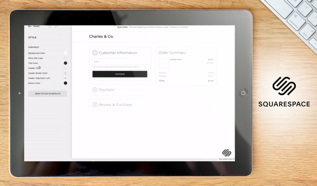 squarespace dashboard