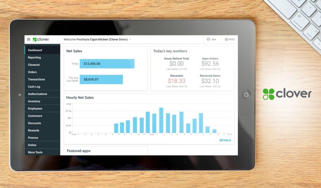 Clover dashboard