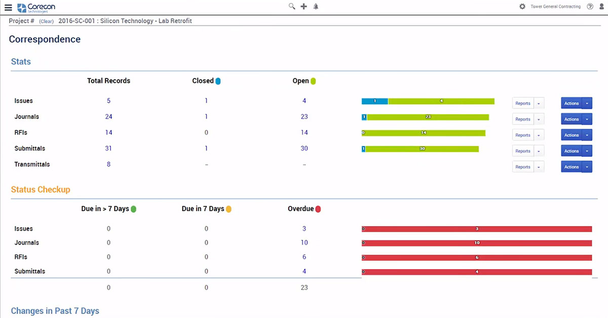 Use Corecon Correspondence Module to keep in touch with clients