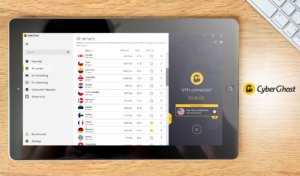 CyberGhost dashboard