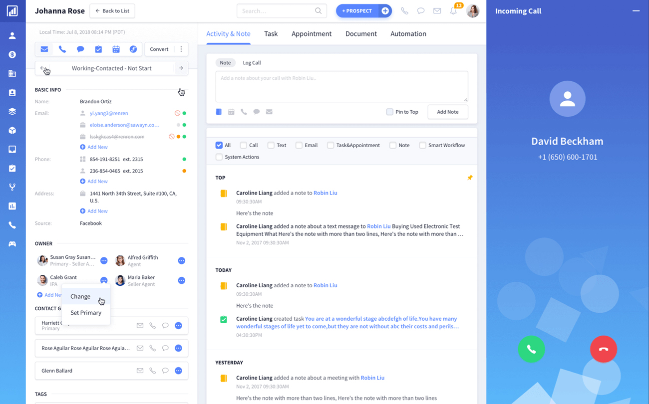 Lucrative Dashboard - Communication