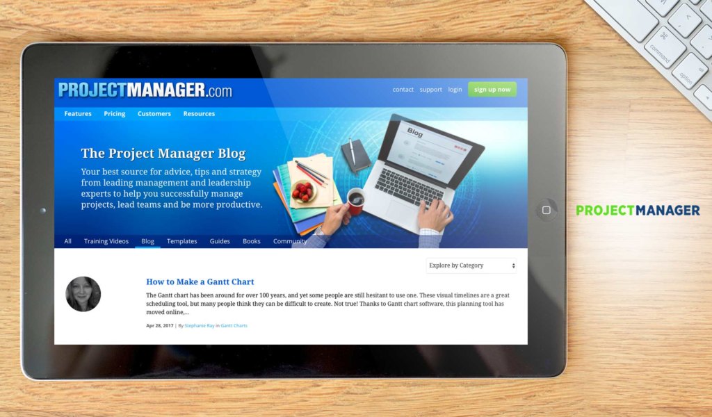 ProjectManager dashboard
