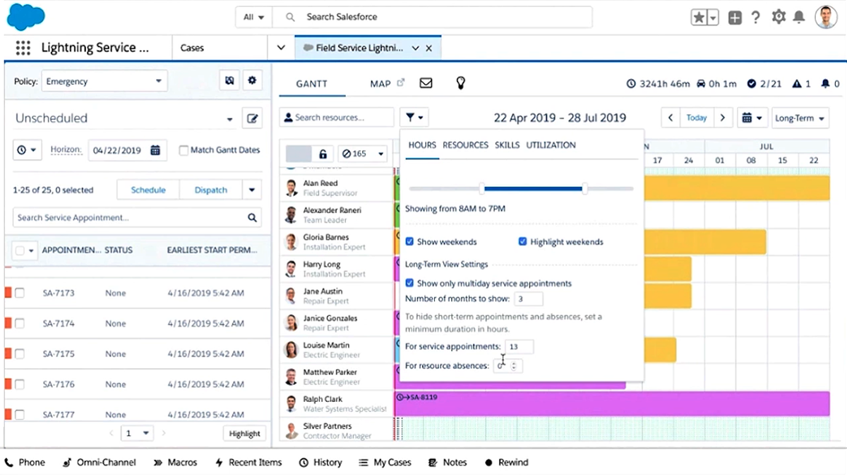 salesforce field service lightning