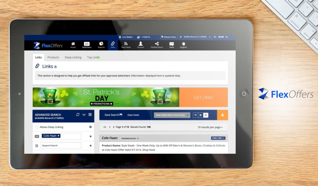 FlexOffers dashboard