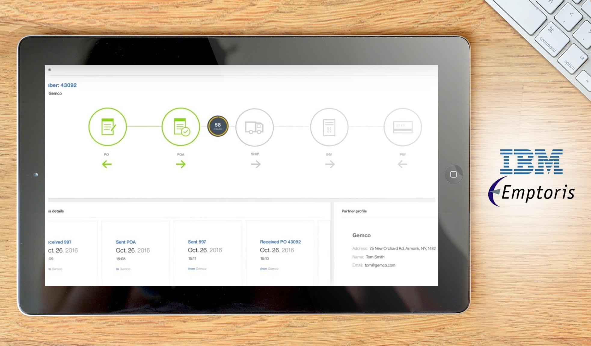 ibm emptoris dashboard
