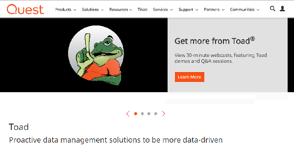 Toad Reviews: Pricing & Software Features 2024 - Financesonline.com