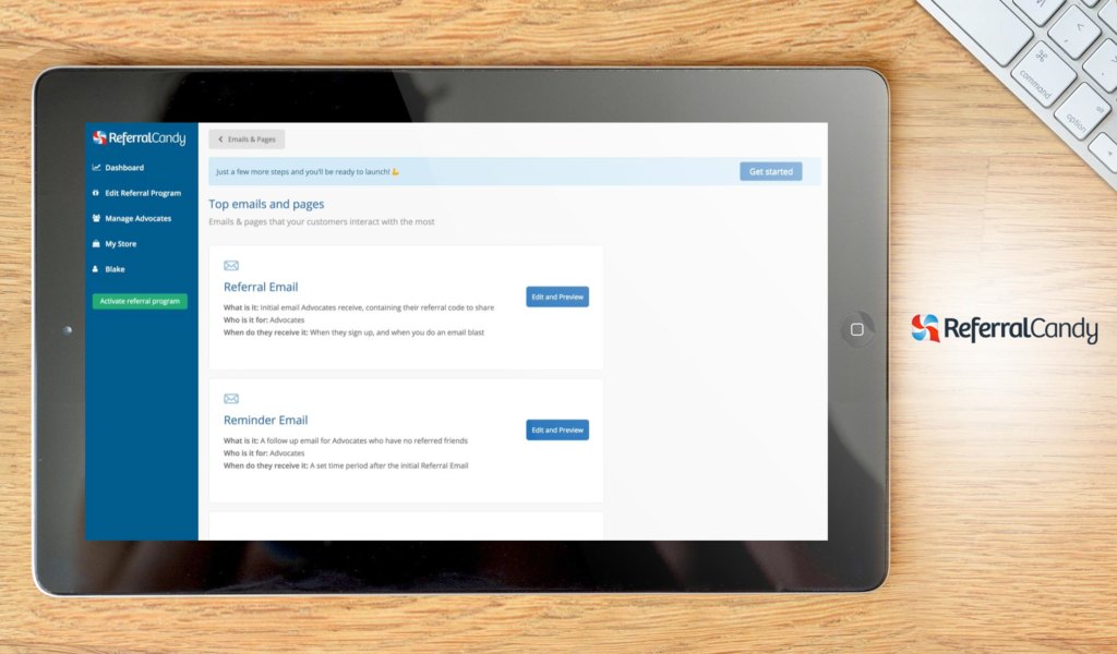 ReferralCandy dashboard