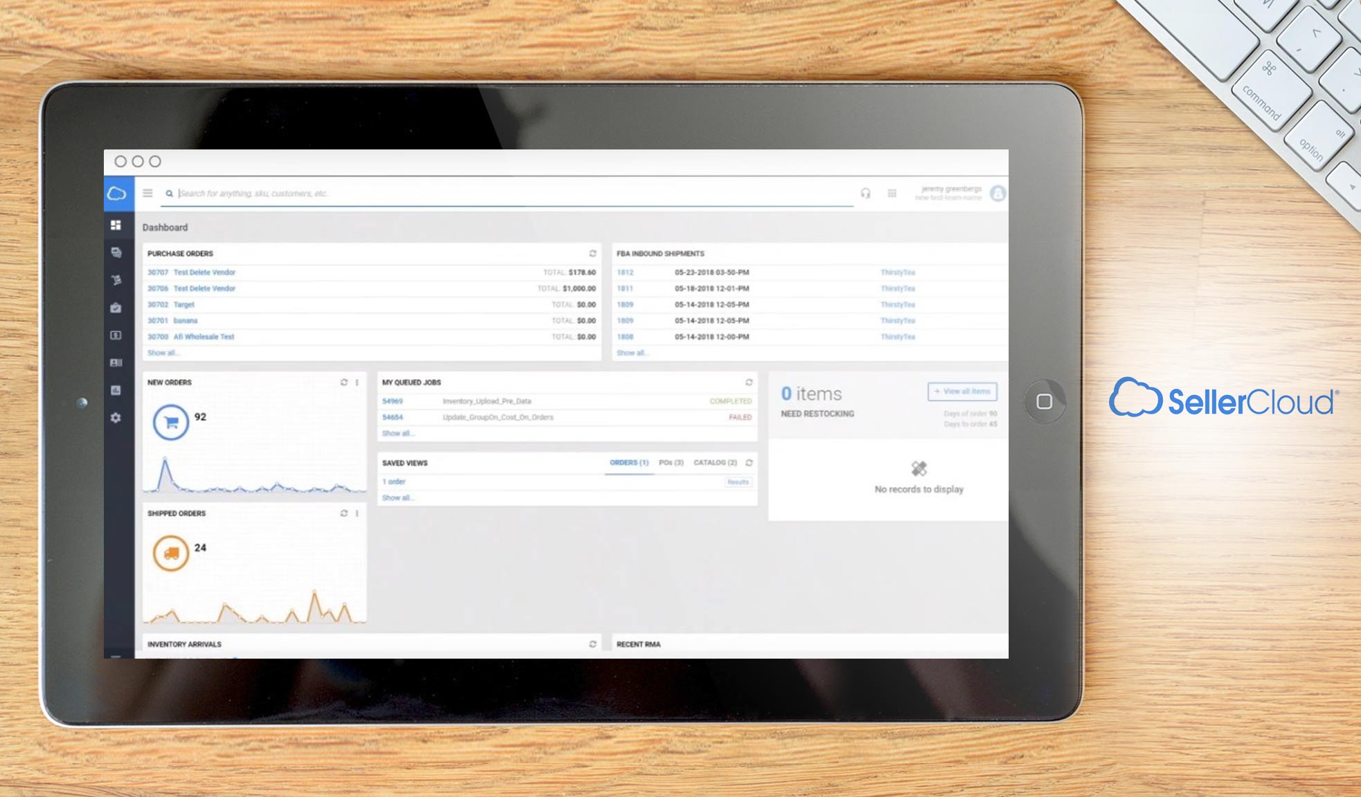 sellercloud dashboard
