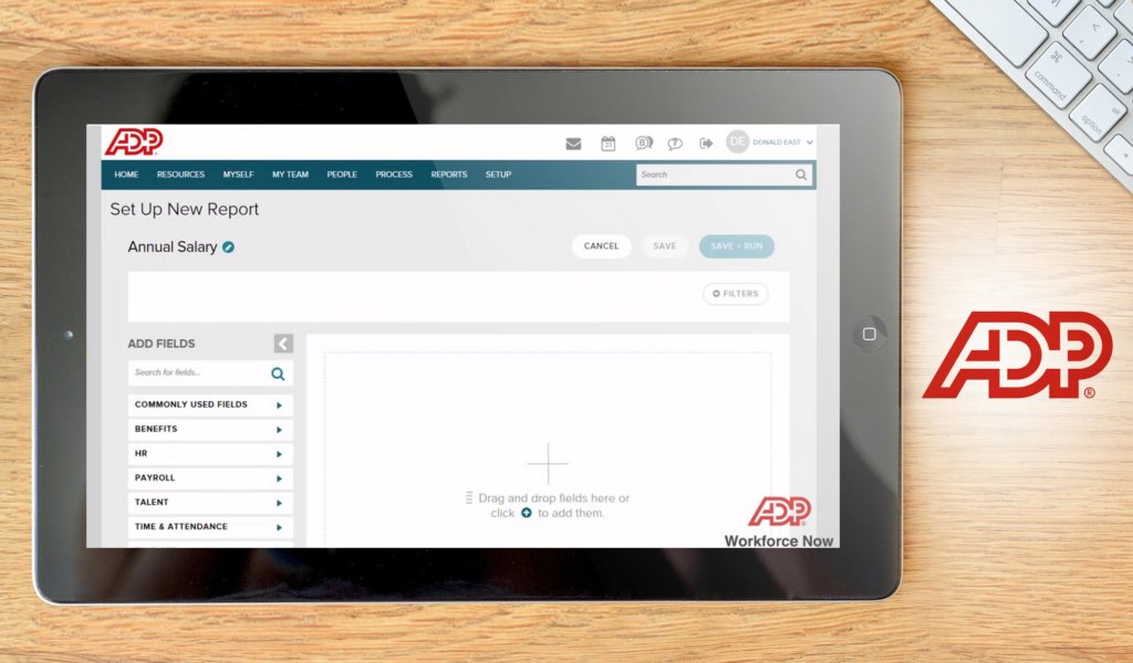 ADP Workforce dashboard