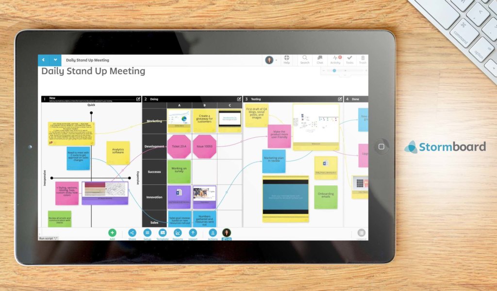 Stormboard dashboard example