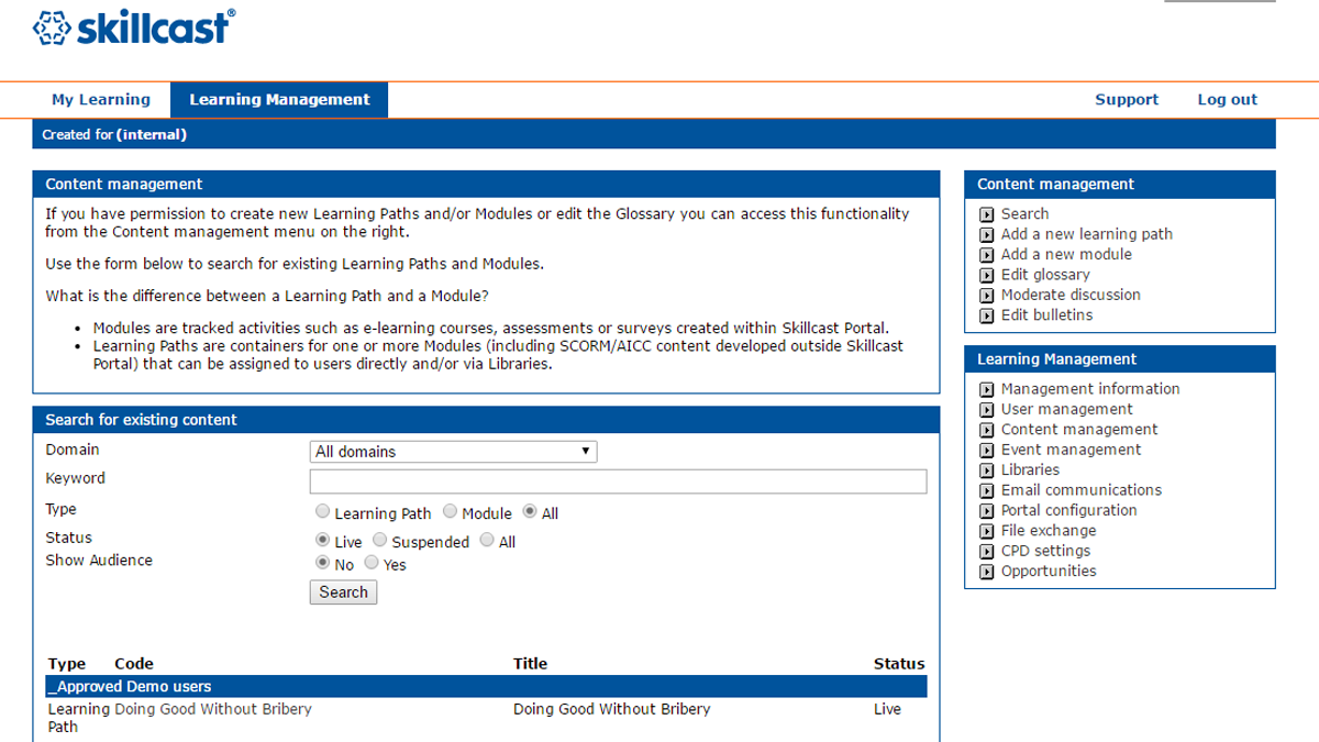skillcast permission rights