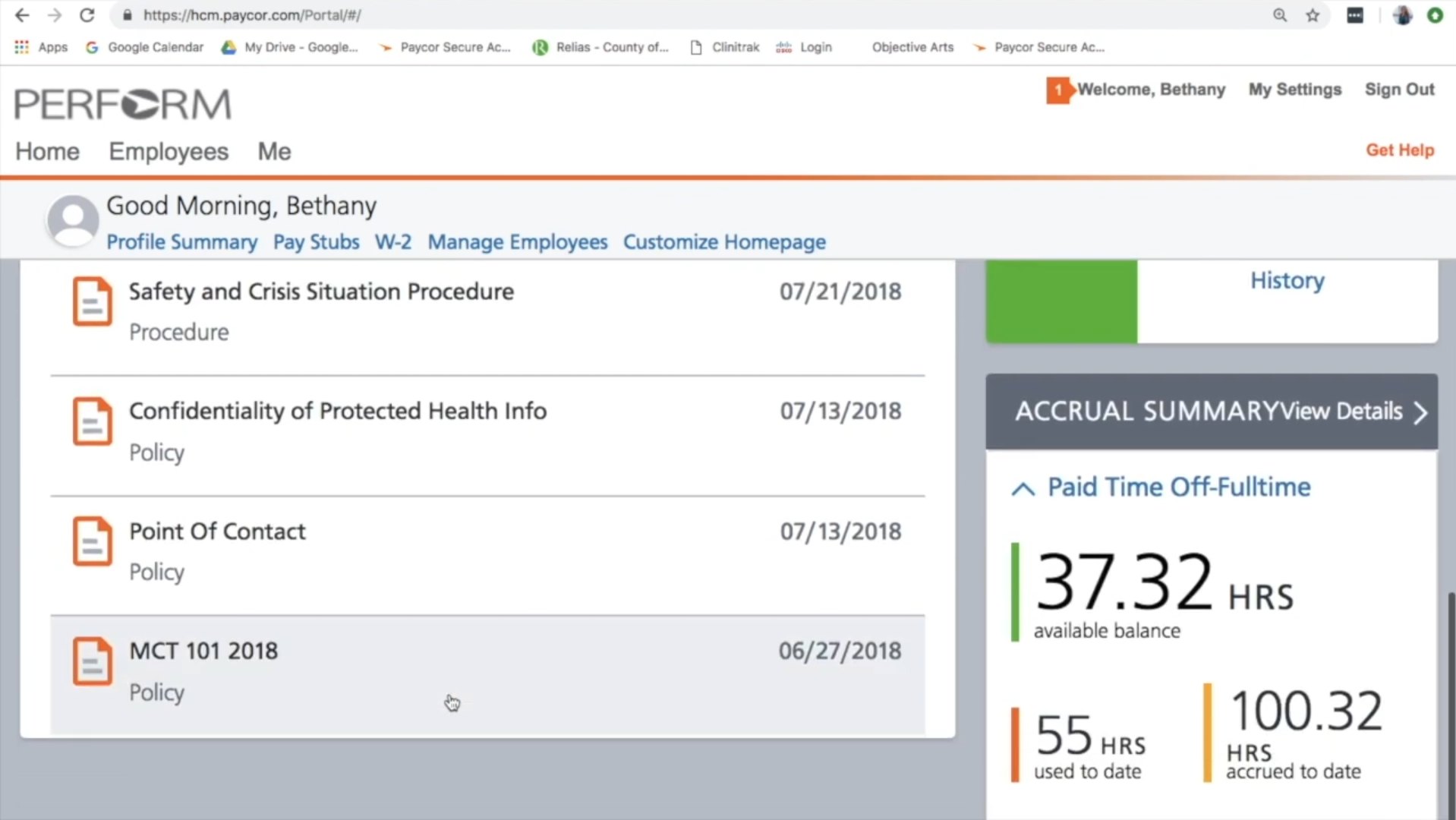 Paycor employee data