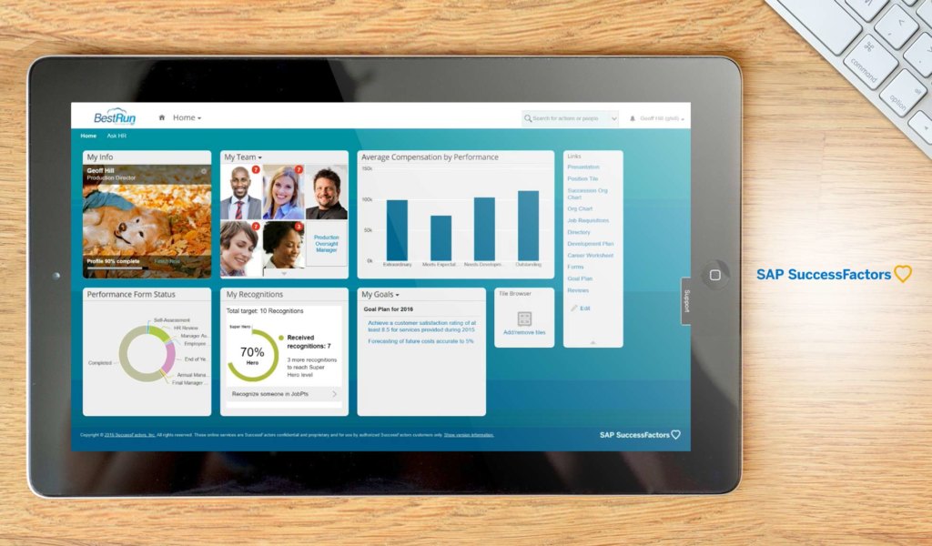 success factors dashboard