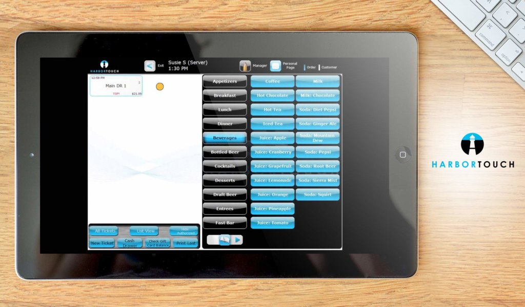 Harbortouch dashboard example