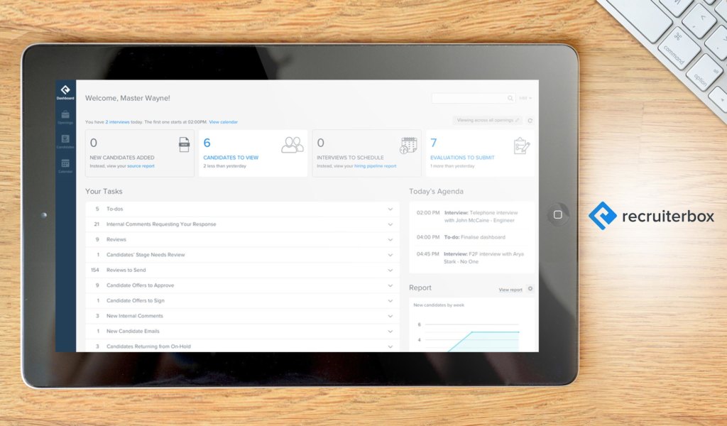 recruiterbox dashboard example