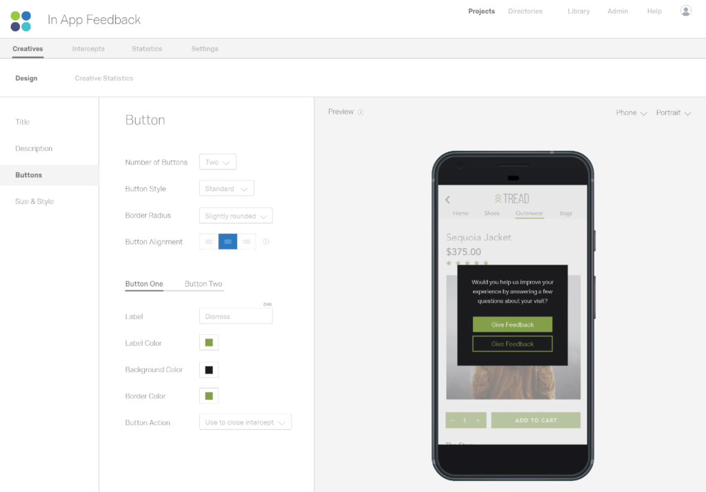 Qualtrics CX mobile version