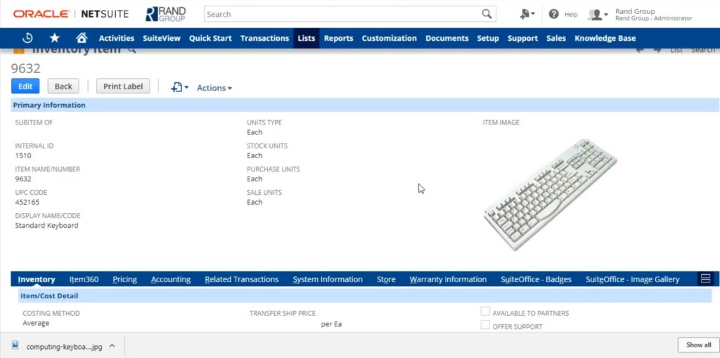 NetSuite ERP scales to your needs