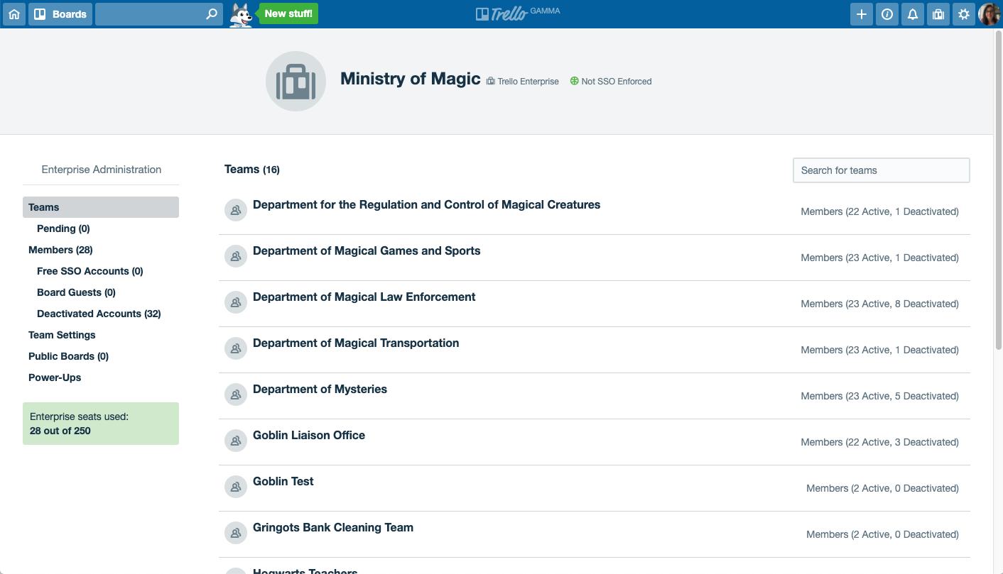 Trello enterprise