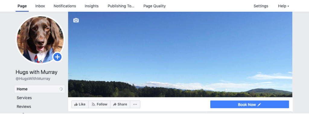 Booking directly from social media, Acuity Scheduling