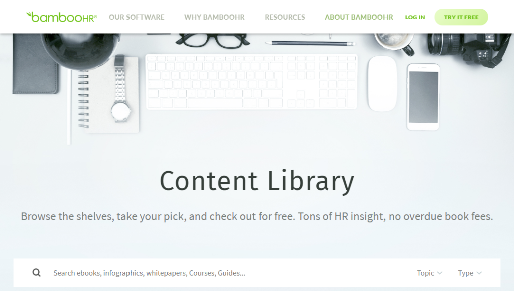 Knowledgebase page, BambooHR Support
