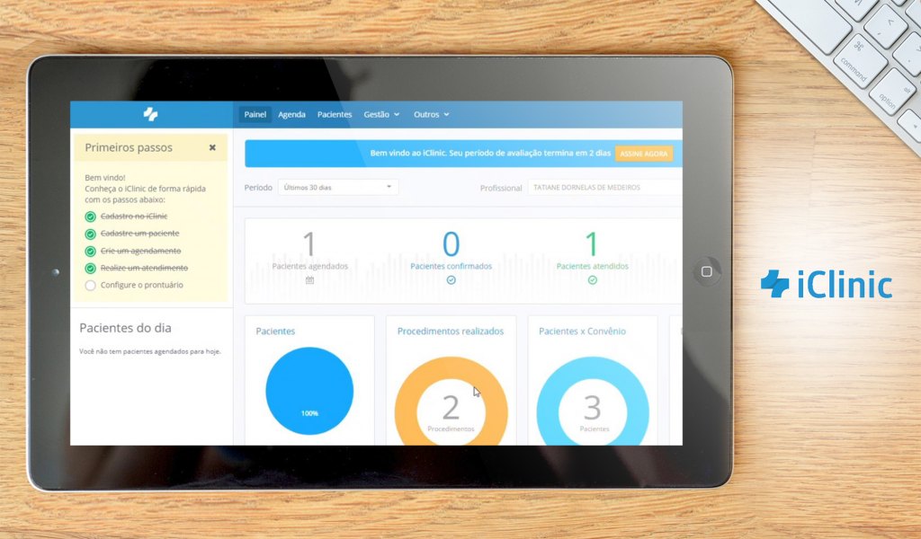 iClinic Systems dashboard