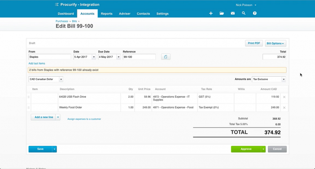 Procurify integrations