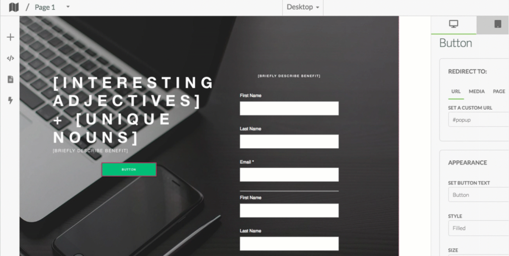 sharpspring form builder
