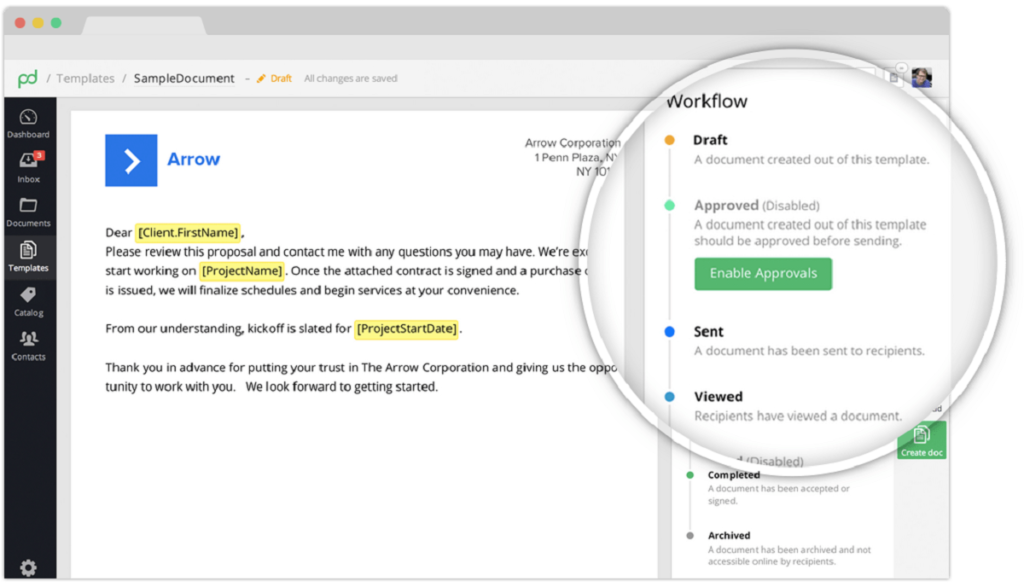 PandaDoc Workflow Automation