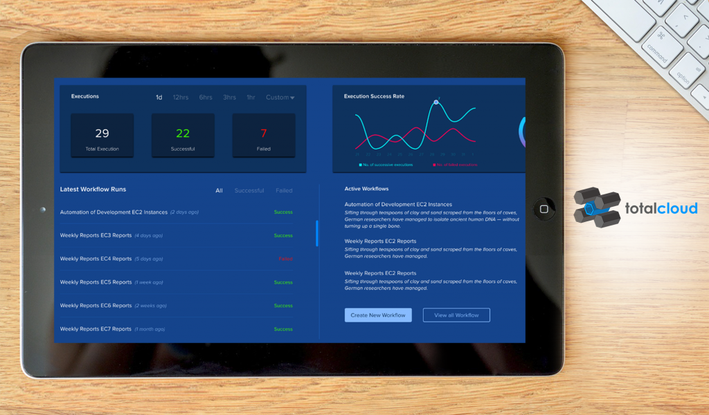 TotalCloud dashboard