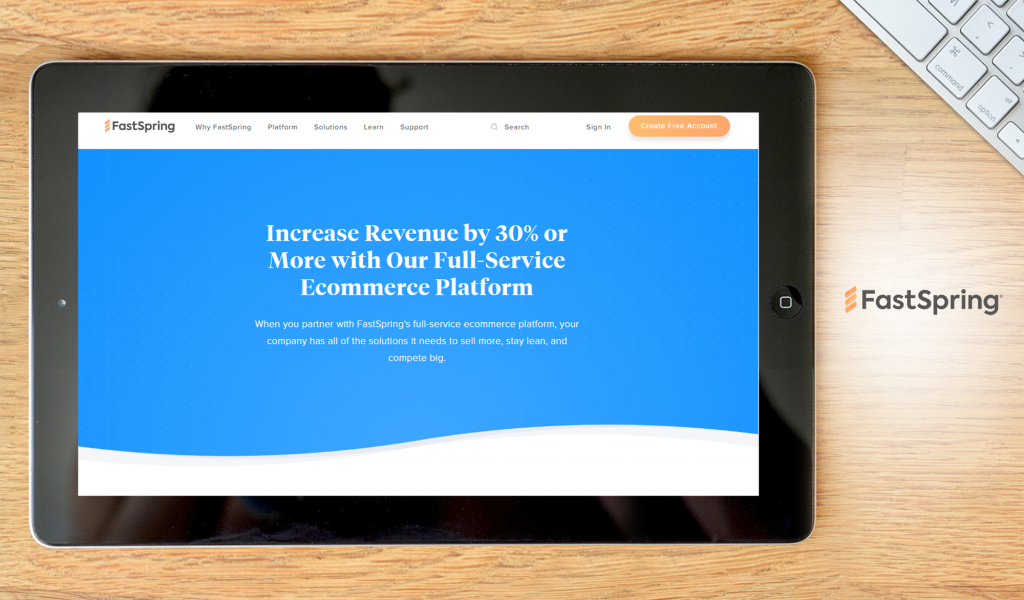 FastSpring dashboard