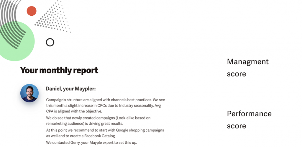 Mayple Dashboard
