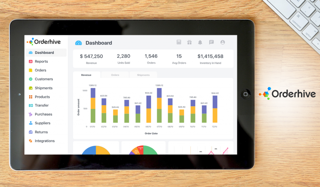 Orderhive dashboard
