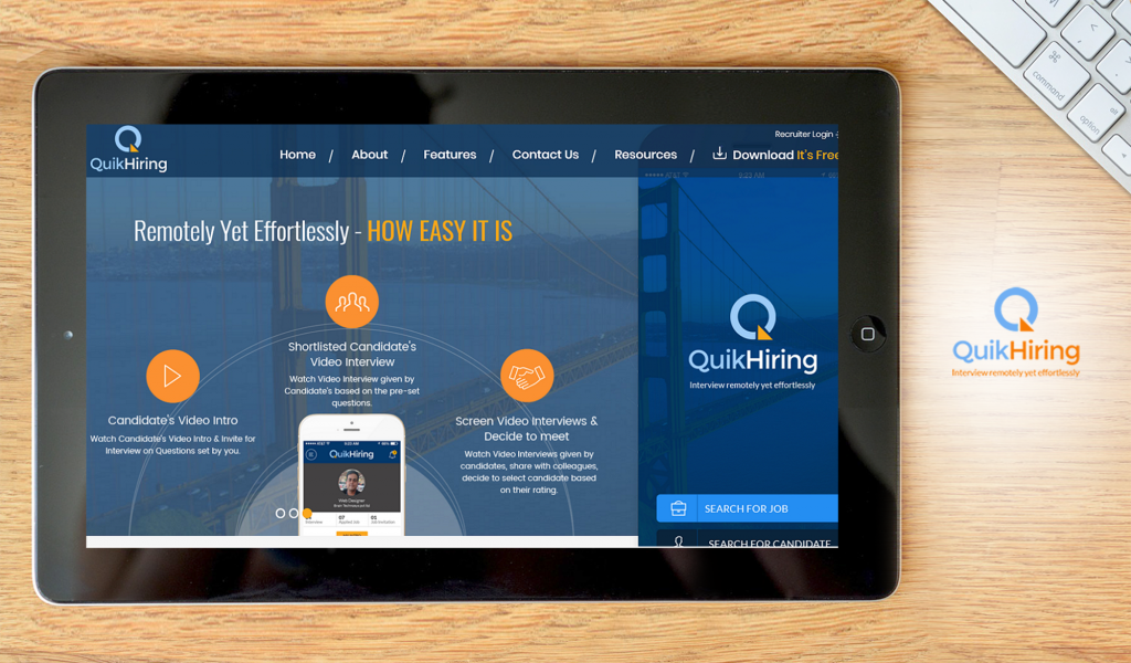 QuikHiring dashboard